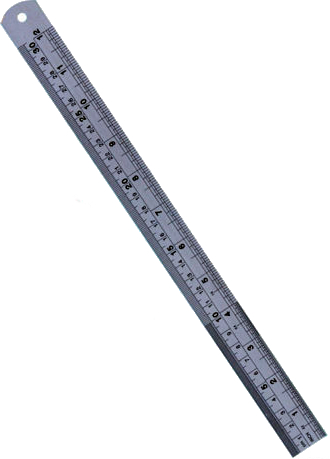 12ins 30Cm Stainless Steel Ruler