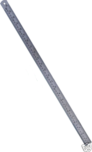 24ins 60Cm Stainless Steel Ruler
